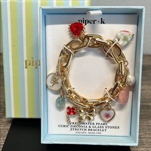 Piper K Charm Bracelet with Vintage Appeal ✨♥️